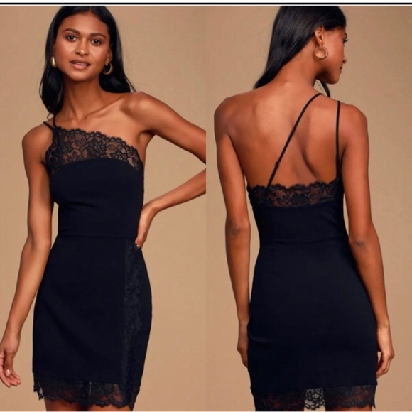 Free People Premonitions Bodycon Dress in Black - Picture 2 of 6